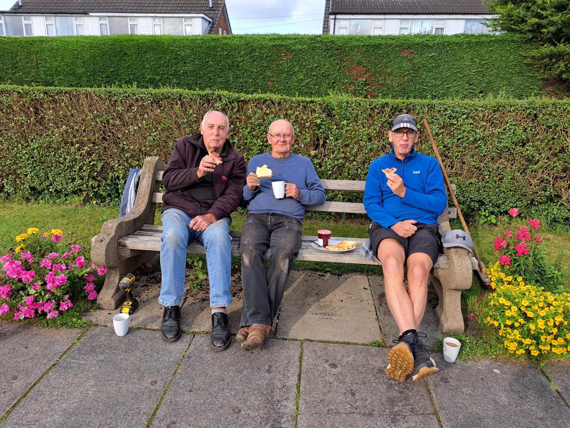 Progress with Green Edging